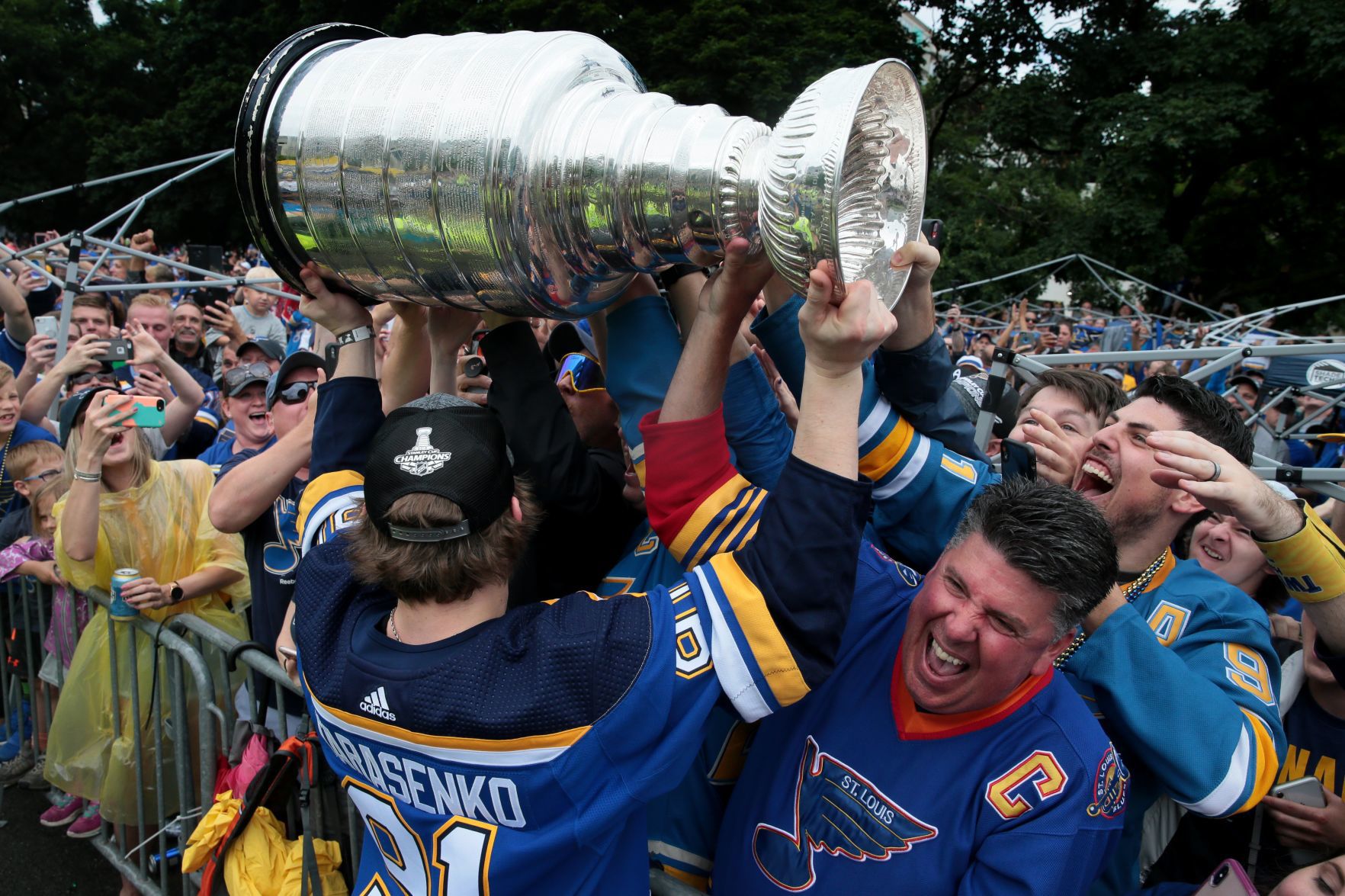 Scenes from Blues Stanley Victory Parade